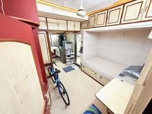 Staircase in 1 RK Apartment at Fantasy View CHS, Jogeshwari East – for Rent