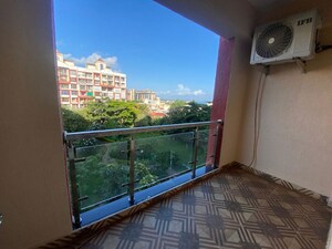 Balcony in 3.5 BHK Apartment at Dona Paula – for Rent