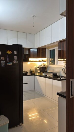 Kitchen in 3 BHK Apartment at Rajapushpa Eterna, Nanakramguda – for Rent