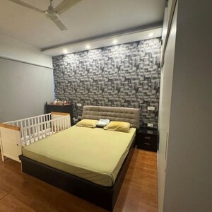 Bedroom in 3 BHK Apartment at Unitech Uniworld Gardens, Sector 47 – for Rent