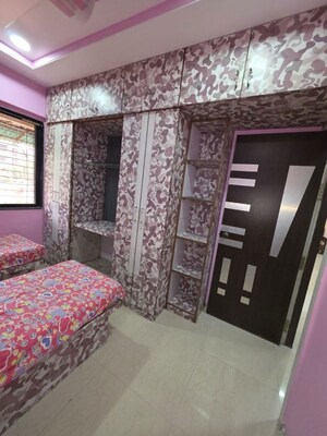 Bedroom in 2 BHK Apartment at Raj Tulsi Sahyadri, Khanda Colony – for Rent