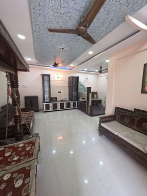 Living Room in 2 BHK Apartment at Raj Tulsi Sahyadri, Khanda Colony – for Rent