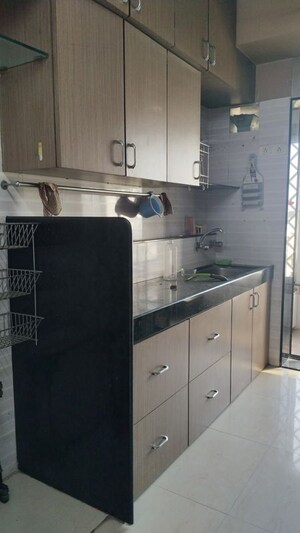 Kitchen in 3 BHK Apartment at Ashish Swapnalok Towers, Goregaon East – for Rent