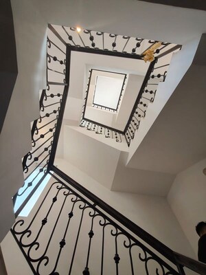 Staircase in 5 BHK Villa at Emaar Marbella, Sector 66 – for Rent