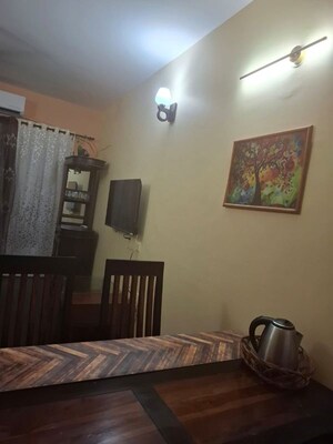 Living Room in 1 BHK Apartment at Arpora – for Rent