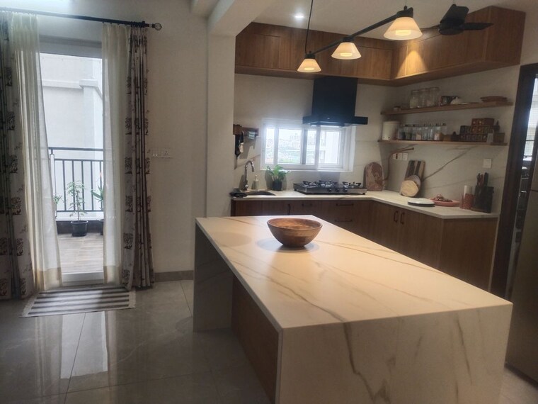 Kitchen, hallmark-sunnyside 3 Bedroom 1717 Sq.Ft. Apartment In Manchirevula Hyderabad 10752610