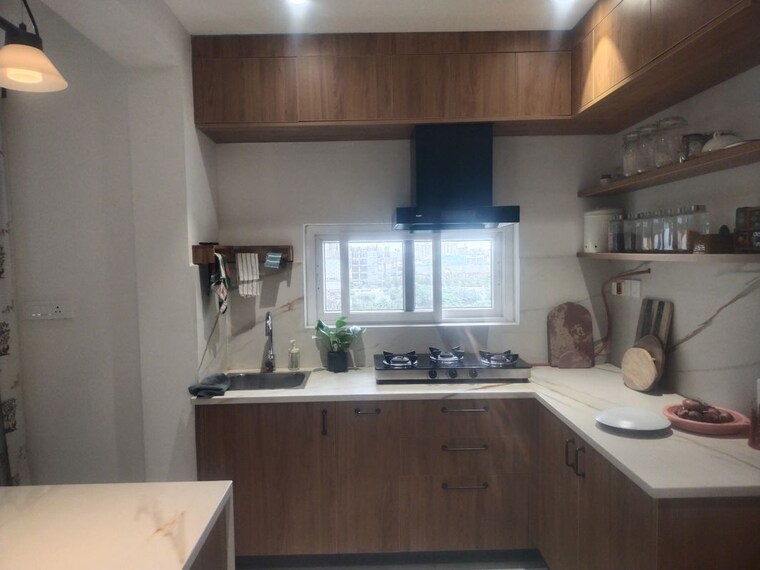 Kitchen, hallmark-sunnyside 3 Bedroom 1717 Sq.Ft. Apartment In Manchirevula Hyderabad 10752610