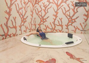 Bathroom in 6 BHK Apartment at L&T Crescent Bay T2, Parel – for Sale