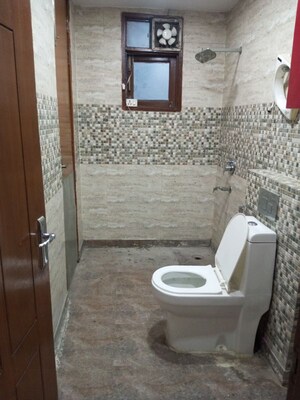 Bathroom in 2 BHK Builder Floor at Chattarpur – for Rent