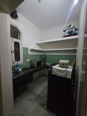 Kitchen in 1 RK Independent House at Sector 12 A – for Rent