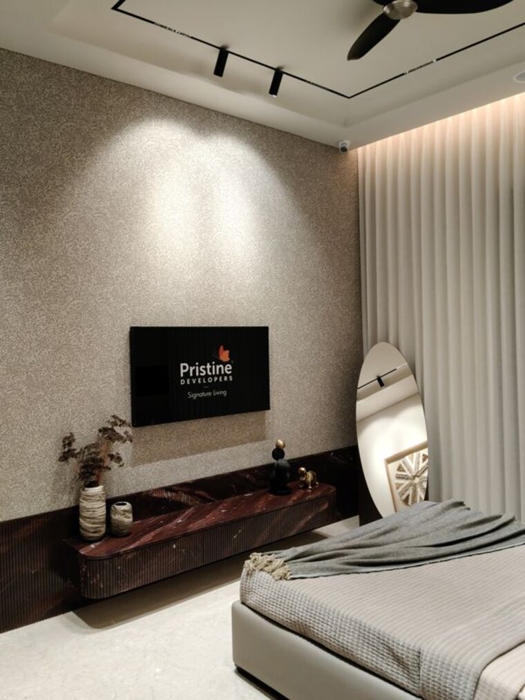 Bedroom, pristine-amore 5 Bedroom 2000 Sq.Ft. Apartment In Kalyani Nagar Pune 10752654