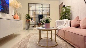 Balcony in 3 BHK Apartment at JP Rishabh Tower Azad Nagar, Andheri West – for Rent
