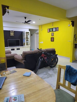 Living Room in 3 BHK Apartment at SNN Raj Lakeview, Btm Layout – for Sale