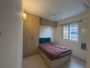 Bedroom in 3 BHK Apartment at Poorvi Champions Height, Harlur – for Rent