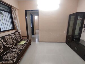 Living Room in 1 BHK Apartment at Puranik Hometown, Ghodbunder Road – for Rent