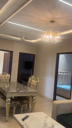 Dining area in 3 BHK Apartment at Maya Green Lotus Saksham, International Airport Road – for Rent