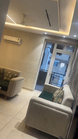Living Room in 3 BHK Apartment at Maya Green Lotus Saksham, International Airport Road – for Rent