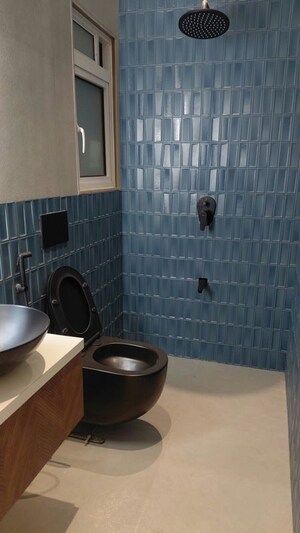 Bathroom in 1 BHK Apartment at Stans Vantage, Amboli – for Sale