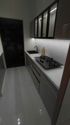 Kitchen in 1 BHK Apartment at Stans Vantage, Amboli – for Sale