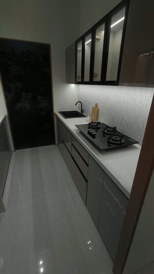 Kitchen in 1 BHK Apartment at Stans Vantage, Amboli – for Sale