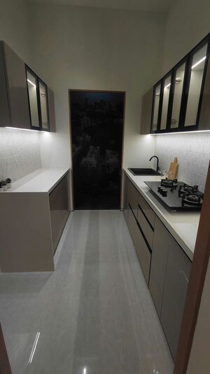 Kitchen in 1 BHK Apartment at Stans Vantage, Amboli – for Sale