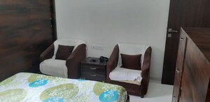 Living Room in 1 BHK Apartment at Lodha Splendora, Ghodbunder Road – for Rent