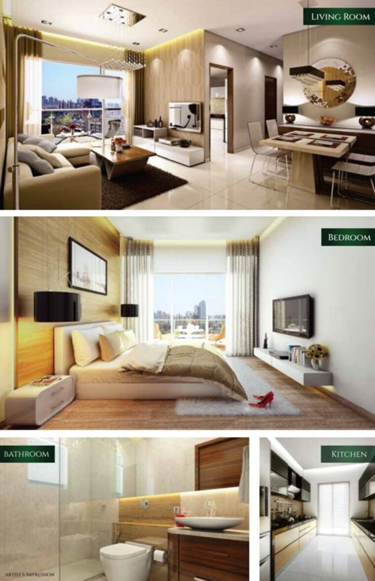 Kitchen, smgk-associates-woods-platina  627 Sq.Ft. Apartment In Jogeshwari West Mumbai 10752858