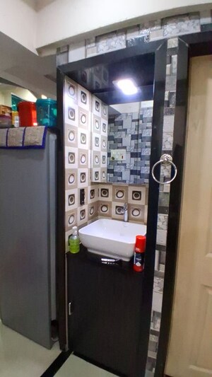 Kitchen in 1 BHK Apartment at Sangam Residency Apartment, Sector 8 Airoli – for Sale