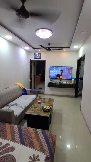 Living Room in 1 BHK Apartment at Sangam Residency Apartment, Sector 8 Airoli – for Sale