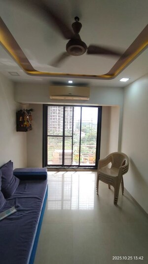 Living Room in 1 BHK Apartment at Sangam Residency Apartment, Sector 8 Airoli – for Rent