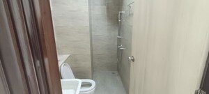 Bathroom in 3 BHK Apartment at Adani Ten BKC, Bandra East – for Rent