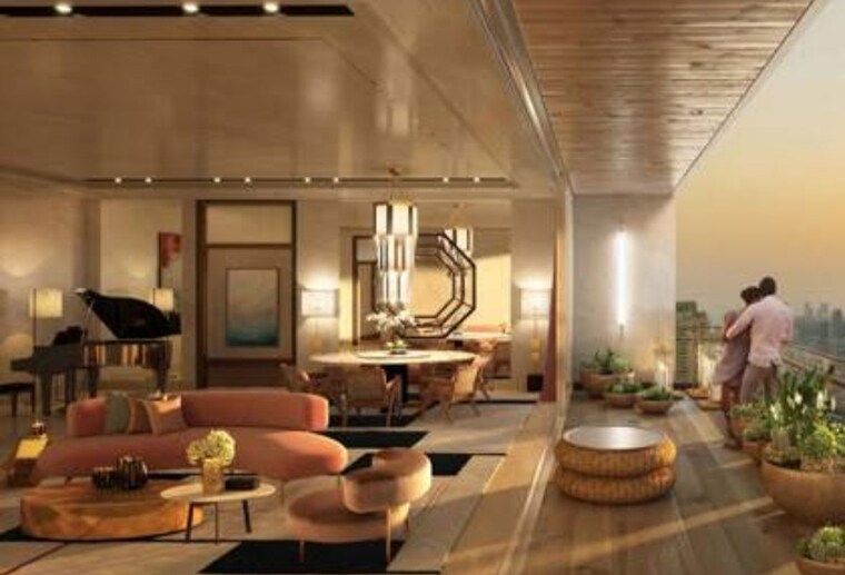 Living Room, excellency-chs 4 Bedroom 2200 Sq.Ft. Apartment In Andheri West Mumbai 10752950