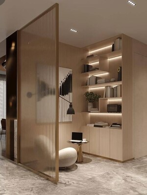 Building Lobby in 4 BHK Apartment at Excellency CHS, Andheri West – for Rent