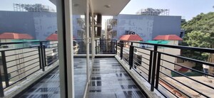 Balcony in 3 BHK Builder Floor at Sushant Lok I – for Rent