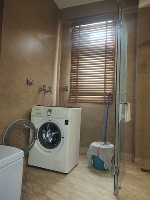 Bathroom in 2 BHK Builder Floor at East Of Kailash – for Rent