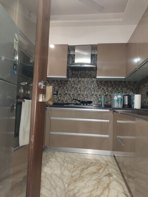 Kitchen in 2 BHK Builder Floor at East Of Kailash – for Rent