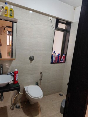 Bathroom in 2 BHK Apartment at SKG Eastern Winds, Kurla East – for Rent