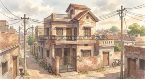  Independent House – Exterior View View at Jainpur - for Sale