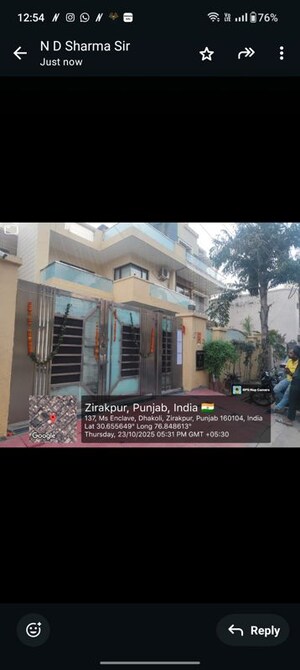  Independent House – Exterior View View at Sector 120 - for Sale