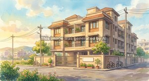  Apartment – Exterior View View at Manjri - for Sale