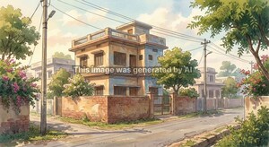  Independent House – Exterior View View at Jainpur - for Sale