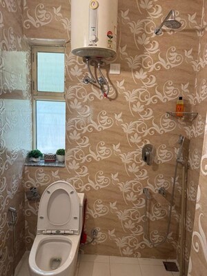 Bathroom in 3 BHK Builder Floor at Saket – for Rent