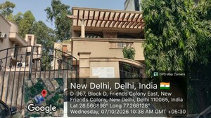  Independent House – Exterior View View at New Friends Colony - for Sale