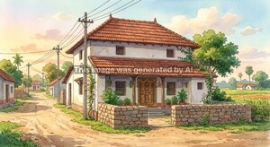  Independent House – Exterior View View at Kunduwada - for Sale