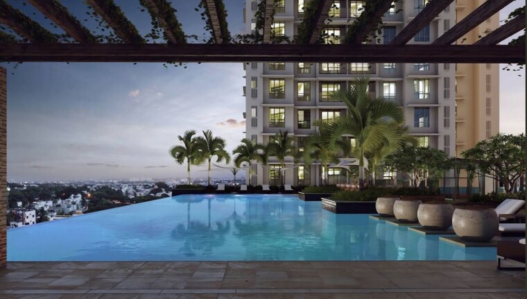 Swimming Pool, ekta-tripolis 3 Bedroom 1084 Sq.Ft. Apartment In Goregaon West Mumbai 10753432