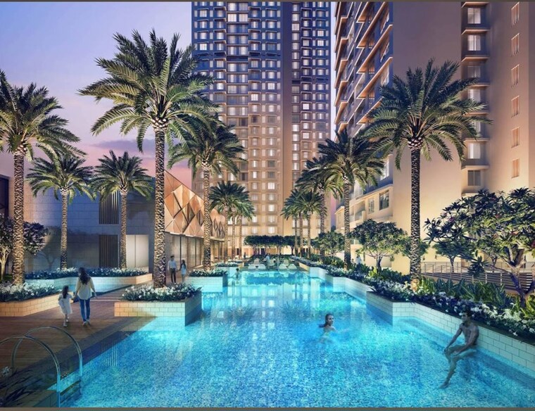Swimming Pool, kalpataru-radiance 3 Bedroom 1274 Sq.Ft. Apartment In Goregaon West Mumbai 10753491