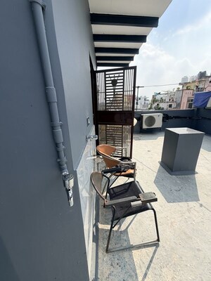 Terrace in 1 RK Independent House at Rajpur – for Rent