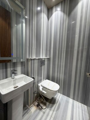 Bathroom in 4 BHK Builder Floor at Greater Kailash I – for Rent