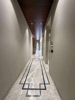 Staircase in 4 BHK Builder Floor at Greater Kailash I – for Rent