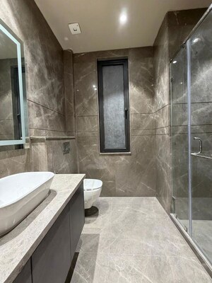 Bathroom in 4 BHK Builder Floor at Greater Kailash I – for Rent